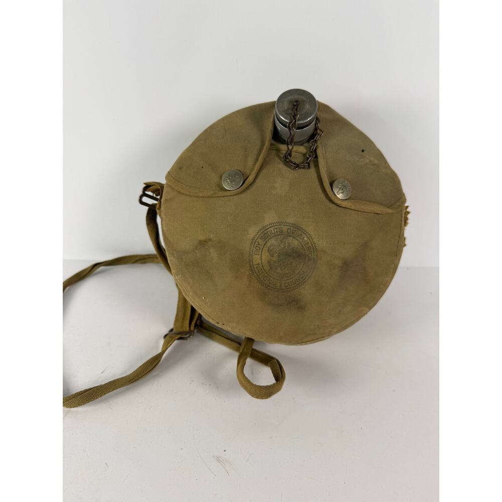 Vintage Official Boy Scouts of America National Council - Canteen w/ Cover